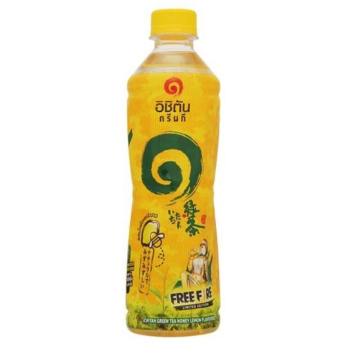 Ichitan Organic Green Tea Honey Lemon Flavor 400ml - อิชิตัน รสน้ำผึ้งผสมมะนาว