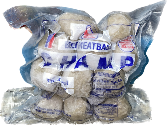 Beef meatballs  champ