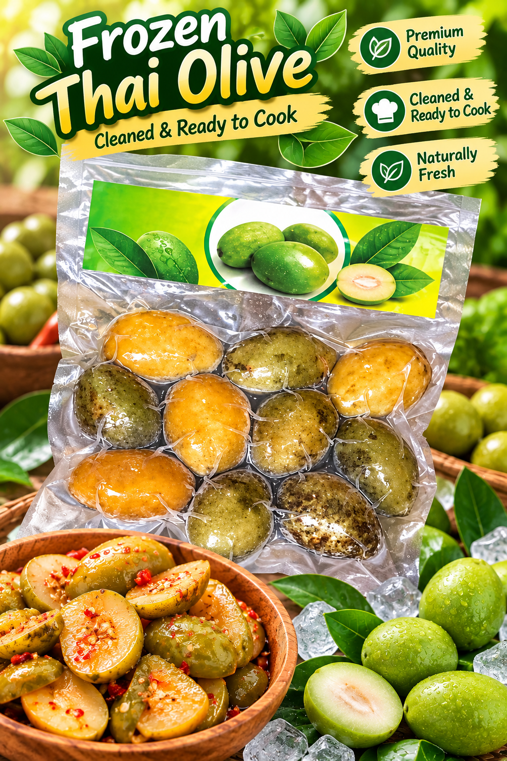 Frozen Thai Olive (Mak Kok Lao)
