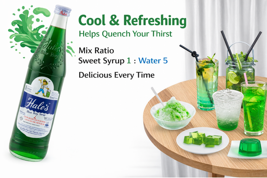 Hale's Blue Boy Cream Soda (Green) Flavoured Syrup 710ml - น้ำหวานเฮลซ์บลูบอย กลิ่นครีมโซดา