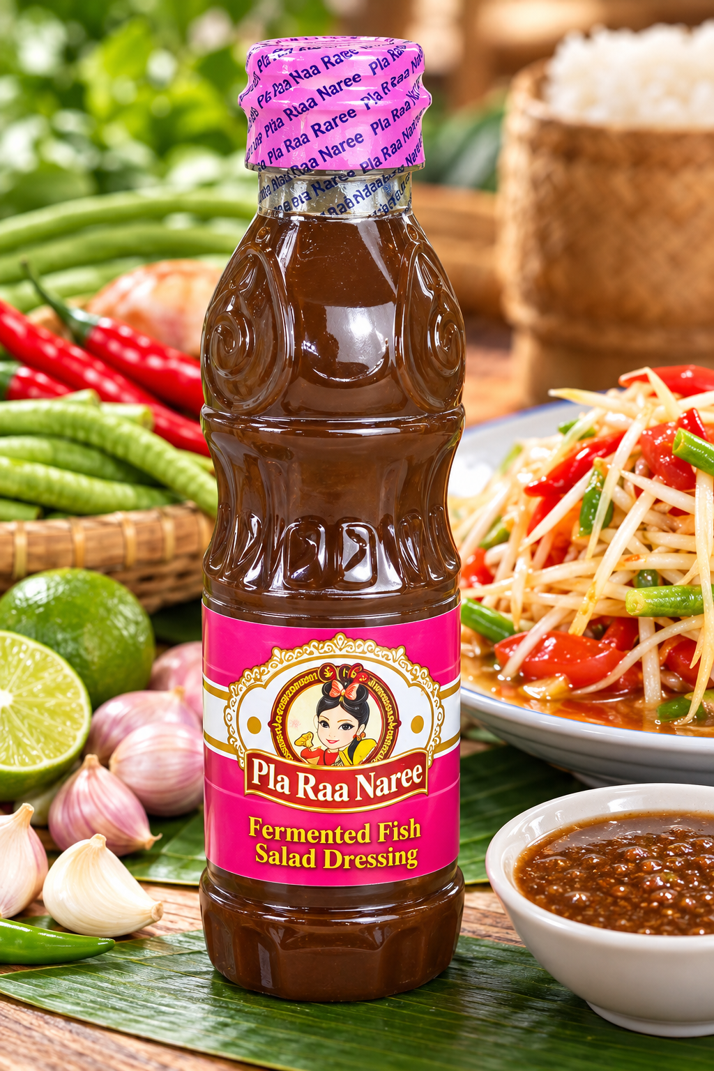 Nang Fah Fermented Fish Sauce (Pla Ra) 380 ml – Pink Cap
