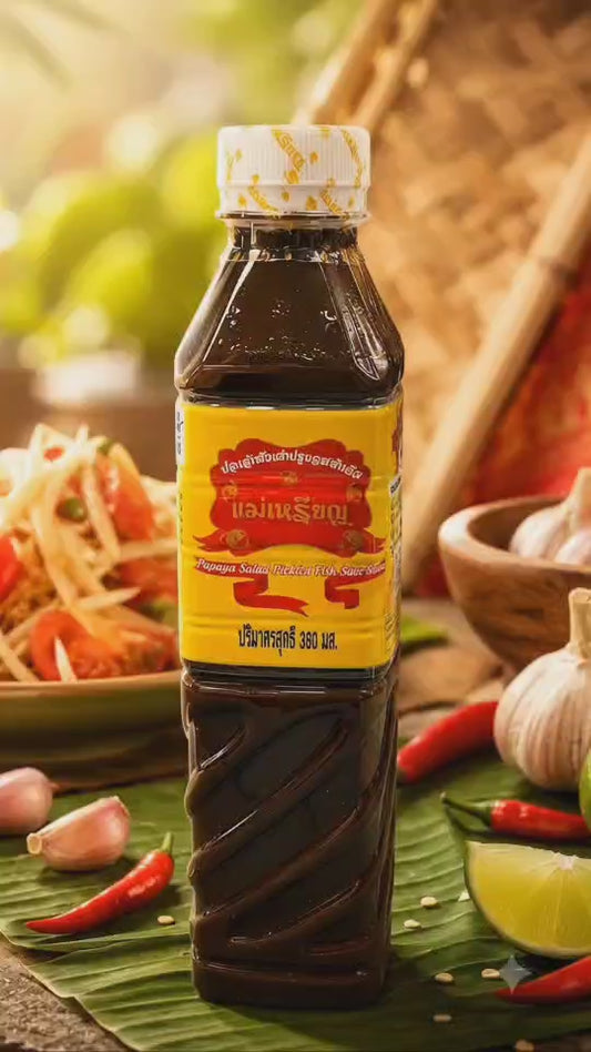 Mae Rien Papaya Salad Pickled Fish Sauce (390ml)