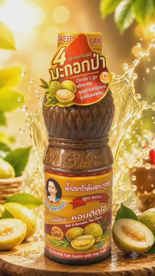 Pasteurized Fermented Fish Sauce with Wild Olive