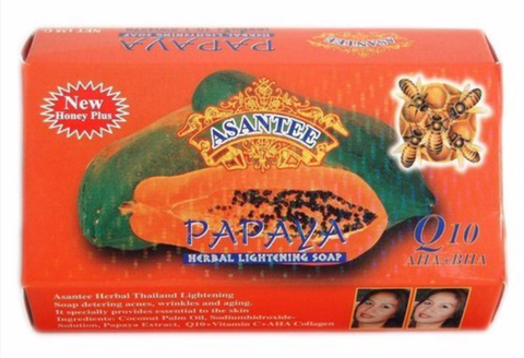 Asantee Papaya Herbal Skin Whitening Thai Soap 125g