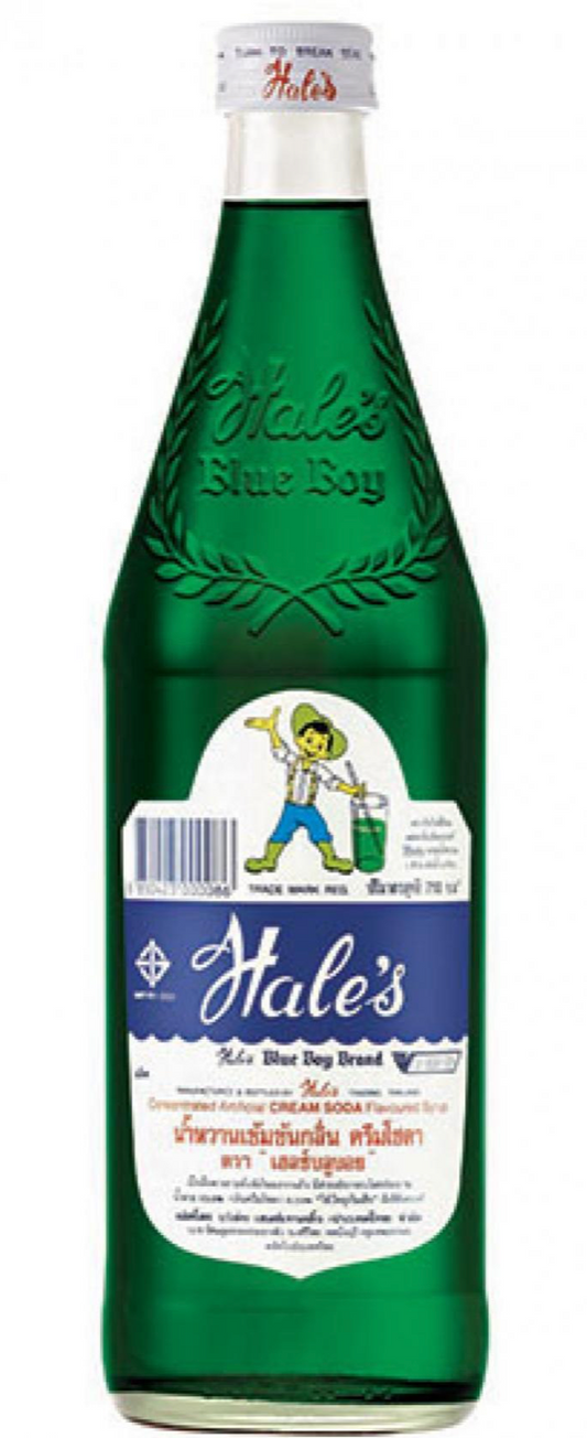 Hale's Blue Boy Cream Soda (Green) Flavoured Syrup 710ml - น้ำหวานเฮลซ์บลูบอย กลิ่นครีมโซดา