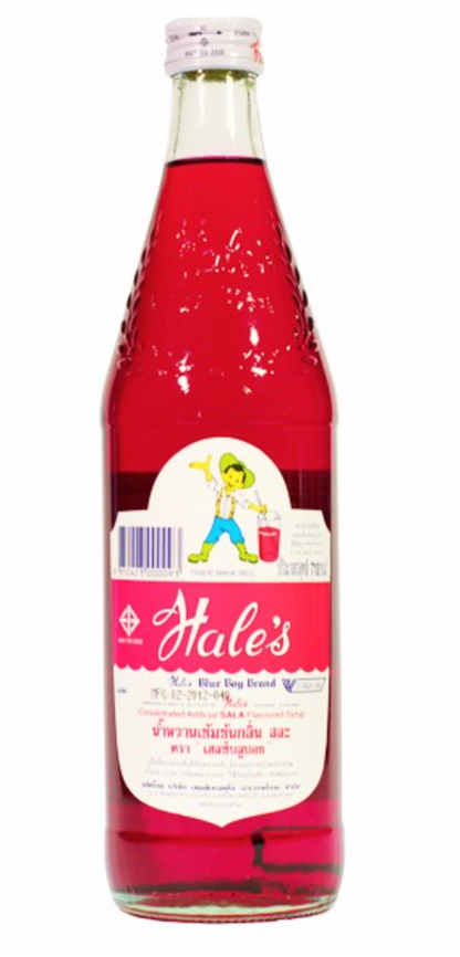 Hale's Blue Boy Sala (Red) Flavoured Syrup 710ml - น้ำหวานเฮลซ์บลูบอย กลิ่นสละ