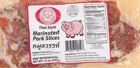 Marinated Pork Sliced 340 g