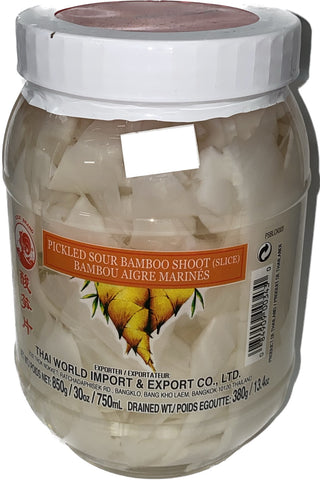 Pickled SOUR BAMBOO SHOOT (SLICE) BAMBOU AIGRE MARINÉS