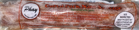 Cured pork Nam Sausage