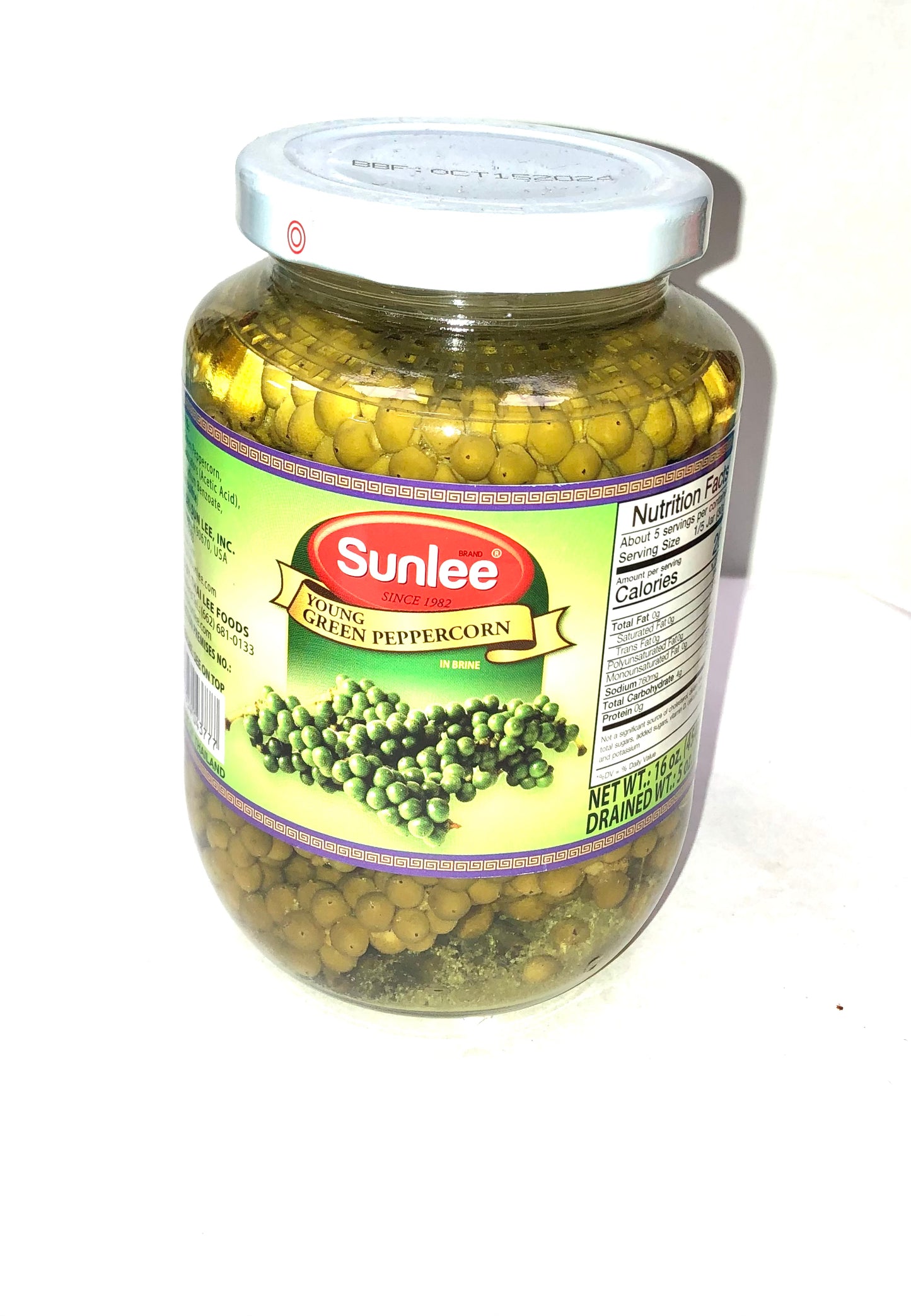 YOUNG GREEN PEPPERCORN 140 g