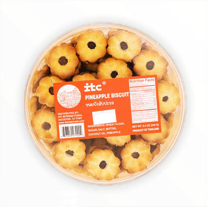Thai Pineapple Jam Filled Biscuits 240g - ขนมปังไส้สับปะรด